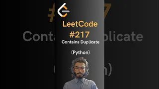 LeetCode Contains Duplicate - Python