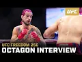 Sean O Malley Octagon Interview UFC Freedom 250