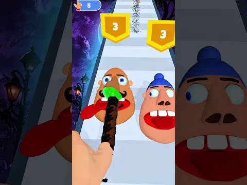 Finger Run the safest path was tempting 😅 but the strange route ✨ turned  🏆 #shorts #viral #trend
