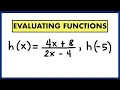 How to Evaluate this Function Evaluating Functions Grade 11 Mathematics