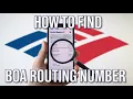 How to Find Bank of America Routing Number - Routing
