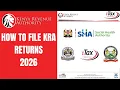 How to File KRA PAYE Returns in Kenya 2026 SHIF Affordable Housing Levy Explained