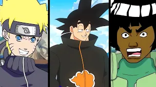 goku vs naruto rap battle all parts 4k 
