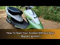 How To Start Your Scooter Without Keys - Bypass Ignition Line