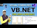 L18 - VB Net Looping Statement Vb net For loop and For Each Loop Visual Basic Looping Statement