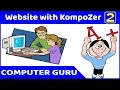 Website using KompoZer Part - 2