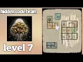 hidden code brain puzzle game level 7 gameplay
