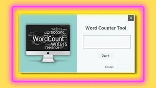 Modernized Word Counter Mini Project Java Swing Modern Desktop Application GUI Eclipse