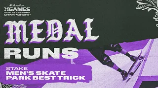 Stake Men's Skateboard Park Best Trick: TOP 3 MEDAL RUNS | MoonPay X Games Championship 2026