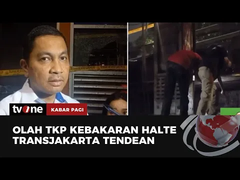 Api Padam, Polisi Langsung Gelar Olah TKP Kebakaran Halte Transjakarta Tendean