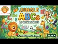 Jungle ABC Song Phonics for Toddlers Learn Alphabet Animals Fruits