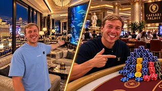 I Stayed in an INSANE VIP Villa at Caesars Palace! ($1.5M CREDIT LINE)