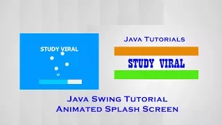 Java Swing Tutorial - Create Animated Splash Screen