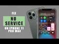 Fix No Service Problem on iPhone 11 Pro Max