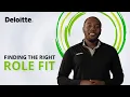 Lagu Finding the right role fit at Deloitte