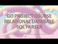 Golang Project - Relational Database