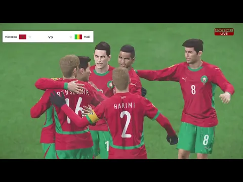 Video Thumbnail: المغرب و مالي | لعبة محاكاة المباراة | LIVE pes