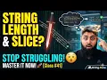 String length slice explained JavaScript JavaScript Class