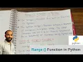 Range Function in Python with program example Range Function CSEngineeringGyan CSE GYAN