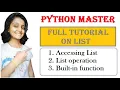 Tutorial11 List in Python Full Tutorial on List Programming Guru Mayuri Mali Must Watch