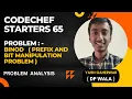 Codechef Starters 65 Binod Prefix Sum and Bit Manipulation Problem Analysis