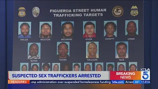 10 arrested in trafficking sweep on Figueroa Corridor