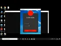 Login form using Python and CSS Pyqt5 tutorial AviUpadhyay