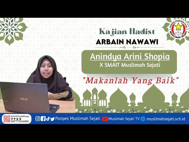 Download MP3 Makanlah Makanan Yang Baik dan Halal | Anindya Arini Shopia | Insiprasi Ramadhan 1445 H