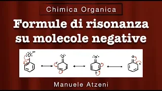 Formule di risonanza su molecole negative   L149
