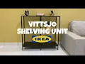 VITTSJO Shelving Unit Unboxing Assembling IKEA How To