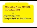 Migrating from SQL Server to PostgreSQL