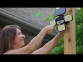 Help Secure Your Home With Bionic FloodLight The Easy To Install Solar Spotlight By Bell Howell