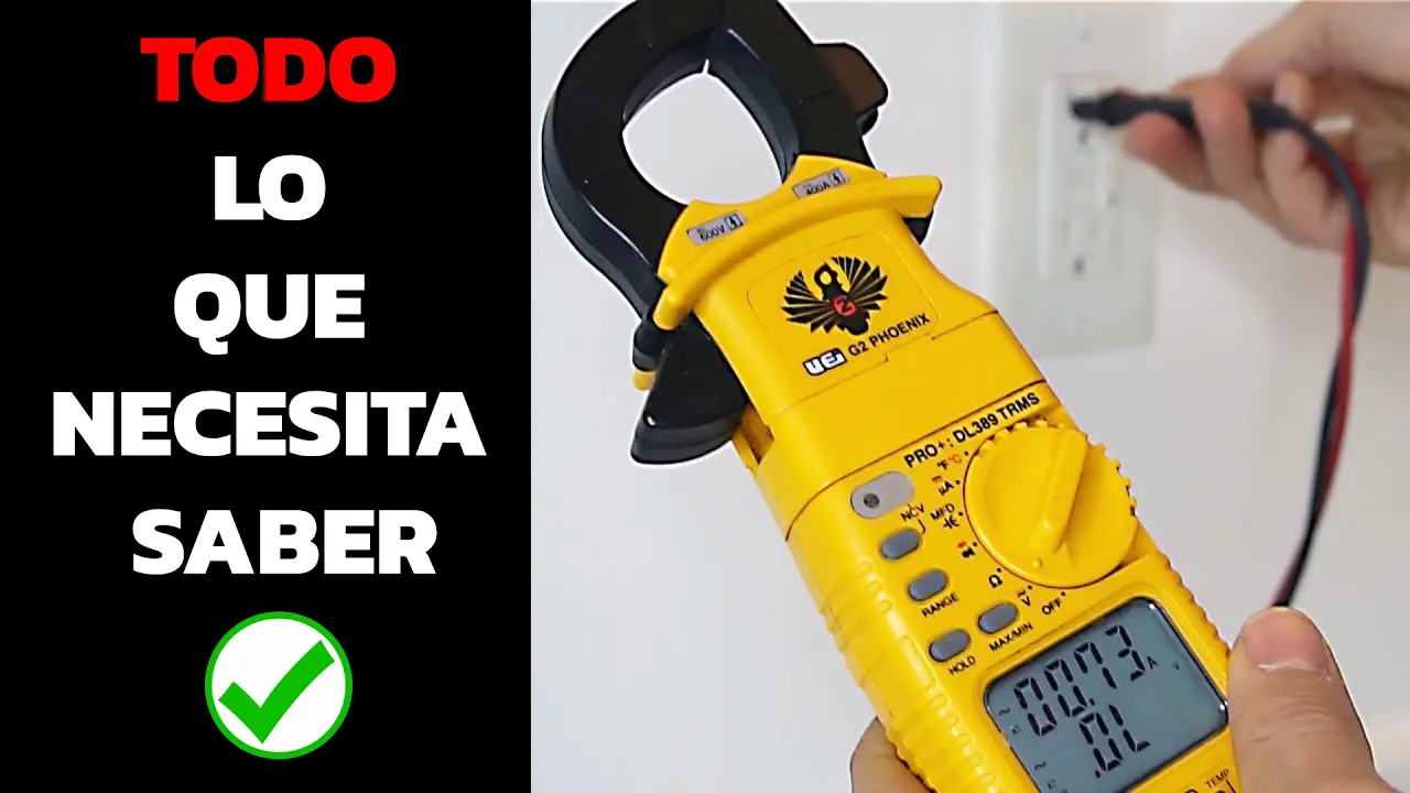 Cómo utilizar un multímetro - Tutorial detallado