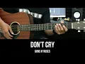 Download Lagu Don't Cry - Guns N' Roses | EASY Guitar Tutorial with Chords / Lyrics - Guitar Lessons