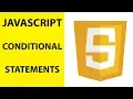Learn JavaScript Part 03 Conditional Statements