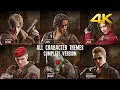 Lagu Resident Evil 4 Remake - The Mercenaries | All Character Themes Complete Version HQ [4K] Ultra HD