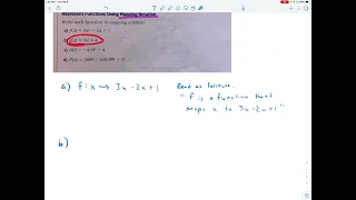 1 2 Functions and Function Notation part 2 of 3