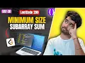 Day 30 LeetCode 209 Minimum Size Subarray Sum Optimal Sol Sliding Window Top Interview 150