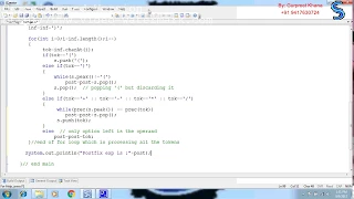 Java code Infix to Postfix Conversion and evaluating postfix exp Lecture by Gurpreet Khanna