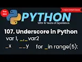 Python tips and tricks Underscore in Python