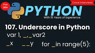 Python tips and tricks Underscore in Python