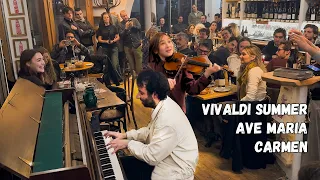 10 year old prodigy shocks the whole restaurant opera singer joins us 