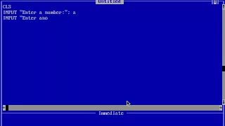 Introducing INPUT statement in QBASIC QBASIC Tutorial - 2