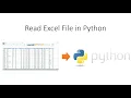 Read Excel from Python