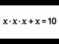 Only 1 Know How to Start Can you solve this type of Algebra Equation