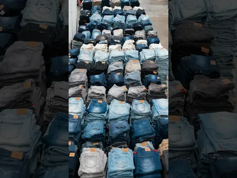 Cheapest Jeans Wholesale Market in Mumbai! 👖🔥 #Wholesale #JeansMarket #BusinessIdeas