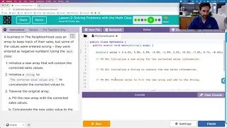 Code org AP CSA U4L2 Solving Problems with the Math Class
