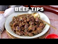 Garlic Beef Tips and Gravy - 20 Minute Recipe