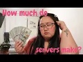 HOW MUCH I MAKE IN A MONTH AS A SERVER LIVING IN NYC