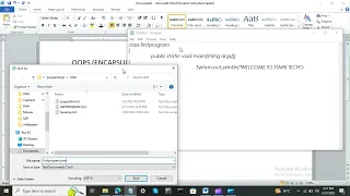 JAVA TUTORIAL-1 HELLO WORLD PROGRAM IN JAVA USING NOTEPAD